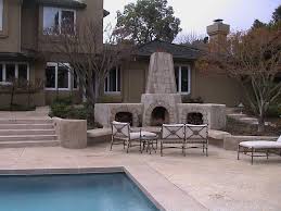 outdoor kitchens and fireplaces