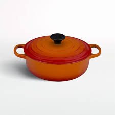 Le Creuset Signature 3 5 Qt Flame Sauteuse Oven Crate And Barrel In 2020 One Pot Meals Braised Pork Creuset