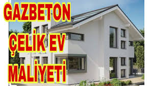 Bir konutun inşaat maliyet bedeli, binanın dıştan dışa yüz ölçümü ile metrekare normal inşaat maliyet bedelinin çarpılması halinde bulunuyor. Gazbeton Celik Ev Maliyeti 100 Metrekare 3 1 Gazbeton Ev Celik Ev Youtube