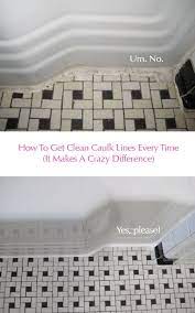 Clean Vintage Bathroom Tiles Caulk More Cleanly With Painter S Tape Vintage Bathroom Tile Vintage Bathrooms Vintage Bathroom