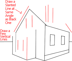 All parallel lines going towards a vanishing point will look like they. How To Draw A House With Easy 2 Point Perspective Techniques How To Draw Step By Step Drawing Tutorials