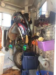 Thinking of having horses on your property? Trailer Tack Room Organization Dr Mel Newton