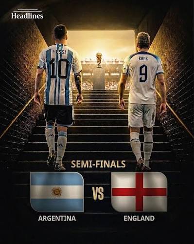 Argentina face England in the semifinals. One step away from the World Cup  final.