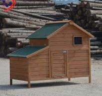 [Hot Item] OEM Color Easy Clean Metal Tray Portable Wood Chicken Coop