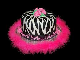 صور لقوالب أعياد ميلاد البنات 6th Birthday Cakes Zebra Birthday Cakes Pink Zebra Birthday