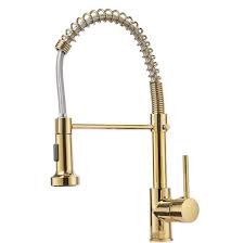 Maybe you would like to learn more about one of these? Vaguel Lead Free Pre Rinse Single Handle High Arc Brushed Golden Kitchen Sink Faucet With Pull Down Sprayer Buy Brushed Gold Kitchen Faucet Gold Kitchen Sink Faucet High Arc Kitchen Faucet Product On Alibaba Com