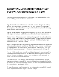 We did not find results for: Essential Locksmith Tools That Every Locksmith Should Have By Gs Locksmith Issuu