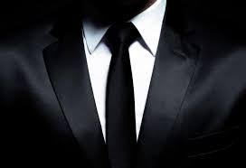 Image result for black funeral dress men
