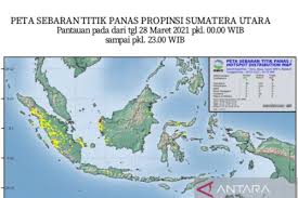 Forest fires: Satellites detect 62 hotspots in North Sumatra - ANTARA News