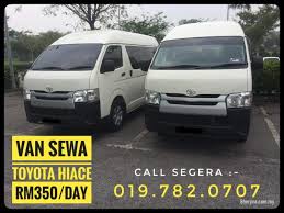 Jalan 100d denai alam, 40160 shah alam, malaysia. Van Sewa Toyota Hiace 10 Seat Cars For Rent In Shah Alam Selangor Sheryna Com My Mobile 834664