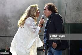 Singer Romina Power And Al Bano Perform Live During A Concert At The Celebrita