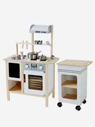 Grande Cuisinette En Bois Desserte Multicolore Vertbaudet Cuisinette Cuisine Bois Jouet Cuisine Ikea