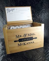27 Etched Recipe Boxes Bridal Shower Recipes Cards Recipe Box Bridal Shower Bridal Shower Diy