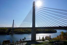 The 876 feet tallest bridge goes over the new river. The World S Tallest Bridge Observatory Is Right Here In Maine And It S Bucket List Worthy