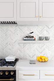 Check spelling or type a new query. White Modern Marble Chevron Backsplash Tile Backsplash Com