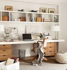 Have an old filing cabinet lying around? Long Desk With Filing Cabinets And Above Desk Cube Storage For Home Office Or Studio Home Office Decor Home Office Space Home Office Design
