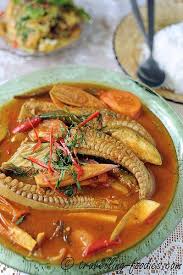 Berikutnya masukkan potongan ikan pari dan biarkan dimasak sampai mendidih. Dsc 3546 S Asian Cooking Nyonya Food Asian Recipes