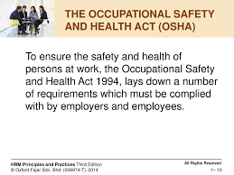 Crown and other acts 3. Chapter 7 Safety And Health At Work Chapter 7 Safety And Health At Work Ppt Download