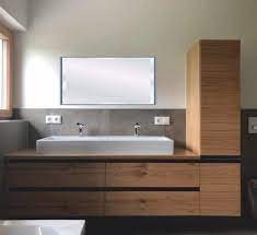 balkenbett in eiche naturlichem design individueller wuchsrichtung waschtisch badezimmerideen bad waschtisch