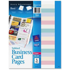 Fan the sheets before placing them in the receiving tray if your printer is powerful enough to handle multiple sheets at once. Avery Nonstick Business Card Pages100 Card Cap8 1 2 X11 5 Pkcl 76004 Target