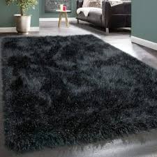 Sehr gut erhaltener wollteppich rund, 120cm durchmesser, blumenmuster. Shaggy Teppich Mit Glitzer In Anthrazit Teppich Hochflor Glitzer Shaggy Wohnzimmer Schlafzimmer Dunkleeinrichtun Shaggy Teppich Teppich Hochflor Teppich