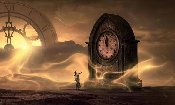 El tiempo es una ilusión (No hay año nuevo ni año viejo) Justo ya voy  entendiendo, que el tiempo es una ilusión; imagen, una visión, que el mundo  va construyendo. Así, lo