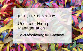 Ultimately, recruiting managers will manage our recruitment to ensure we hire qualified employees to meet our company's current and future needs. Typen Gibt Es Hiring Manager In Job Interviews