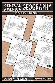 Your Students Will Have Fun With These Crossword Puzzles While Learning Many Amazing And Fun Facts Abou Crossword Puzzles How To Speak Spanish Central America