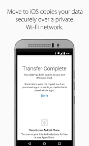 No need to save your stuff elsewhere before switching from android. Move To Ios For Android Apk Download
