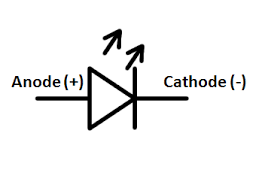 The symbols for different electronic devices are shown below. A Led Should Be Lit When High Why Does Mine Only Burn With Low Arduino Stack Exchange