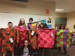 Sparta Area School District Blog: EDGE students are quilting for kids