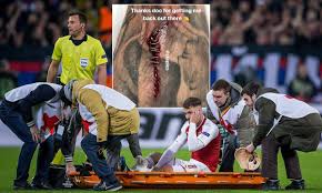 Aaron ramsey before and after the injury. Aaron Ramsey Shows Off The State Of His Injury After Cska Vs Arsenal Draw Photo 18