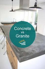Typically, concrete is more expensive than tile, synthetic solids or laminate, about the same price as quartz or granite countertops and less expensive than marble. Granite Vs Concrete Countertops What Is The Difference
