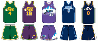 A virtual museum of sports logos, uniforms and historical items. Utah Jazz Bluelefant