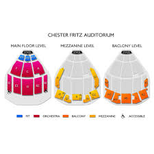 Chester Fritz Auditorium 2019 Seating Chart