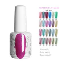 oem private label gelish uv glitter gel nail polish fashionable colors nail arts supplier