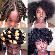 By Nae2curly Perm Rod Set I Washed My Hair And Put My Hair In Flat Twists All Over I Went To Bed A Natural Hair Styles Easy Hair Styles Natural Hair