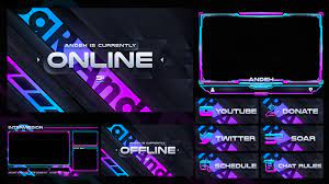 80 S Stream Overlay Free Google Penelusuran Game Logo Design Overlays Design