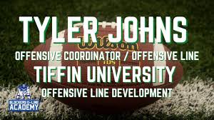 Tiffin University Offensive Line Coach Tyler Johns, Offensive Line  Development