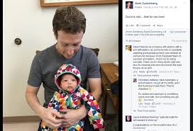 Study after study proves what we know, intuitively, to be true: Photo Of Mark Zuckerberg S Baby Getting Vaccinated Ignites Online Squabble