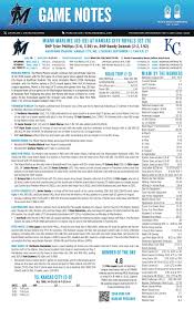 Miami Marlins game notes for September 1, 2026