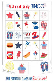 While you're making them you can even. Fourth Of July Bingo For Family Fun Lesson Plans