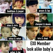 O O Wow I Want Babies That Look Like Exo Exo Suho Baekhyun