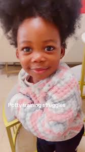 Little African Boy Running around in Diaper