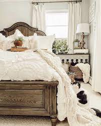 Farmhouse Bedroom Master Bedroom Cottage Bedroom Anthropologie White Home Decor Anthropologie Bedroom Bedding Master Bedroom Makeover Anthropologie Bedroom