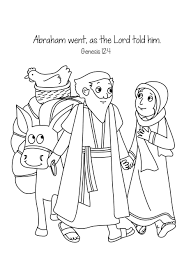 Angel stopping the sacrifice of ishmael by abraham and holding his knife and giving a lamb. Abraham And Sarah Coloring Pages Best Coloring Pages For Kids