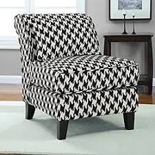 Black And White Houndstooth Chair Black And White Houndstooth Grande Slipper Chair 165 White Accent Chair Furniture White Decor