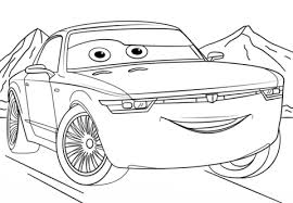 Bob Sterling From Cars 3 Coloring Page Cars Coloring Pages Disney Coloring Pages Race Car Coloring Pages