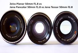 Zeiss Planar 50mm F1 8 Review Vs Jena Pancolar Vs Jena Tessar 50mm F2 8 Zeiss Vintage Lenses Jena