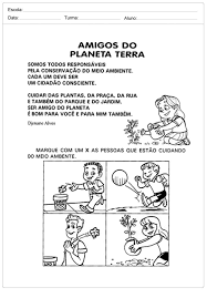 Se você quiser fazer o download de todo o material junto, haverá um link no final do post. Atividades Meio Ambiente 1Âº E 2Âº Ano Para Imprimir Escola Educacao
